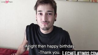 LecheLatinos.com - Latino twink's gay awakening after a passionate POV bareback fuck