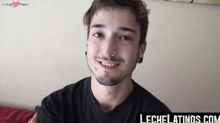 LecheLatinos.com - Latino twink's gay awakening after a passionate POV bareback fuck