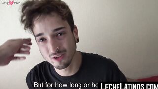 LecheLatinos.com - Latino twink's gay awakening after a passionate POV bareback fuck