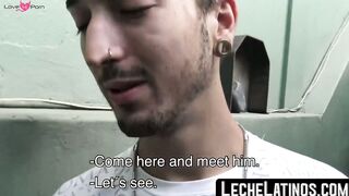 LecheLatinos.com - Amateur twink takes money to let a married man raw fuck his ass
