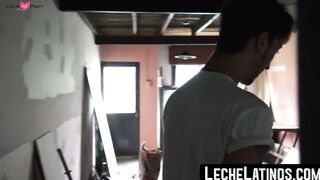 LecheLatinos.com - Amateur twink takes money to let a married man raw fuck his ass