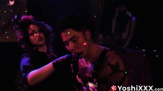 The merciless Mistress Kinako summons Yoshi Kawasaki and torments him in front of oth