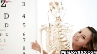 FemJoyXXX.com - Clover's doctor play to satisfy wild horny fantasies