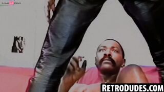 RetroDudes.com - Black retro stud Steve Humper explores my ass with his enormous dick