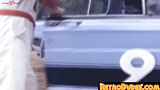 RetroDudes.com - Retro bandits bare fuck outdoors and spray big load