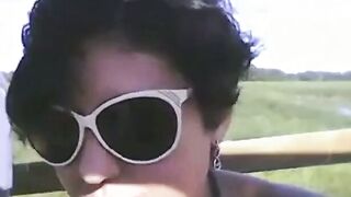 Office Worker Blows Her Boss Outdoors