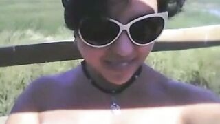 Office Worker Blows Her Boss Outdoors