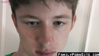 FamilyPornSite.com - Inked doctor's hard breeding makes stepson cum wildly