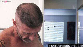 FamilyPornSite.com - Inked doctor's hard breeding makes stepson cum wildly