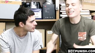 BoyPunish.com - Jock and twink thief's raw, hard BBC barebacking and explosive cumsho