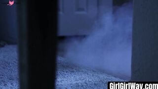 GirlGirlWay.com - Reena teaches a lesbian teenager a wild lesson in her bed