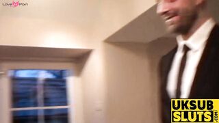 UKSubSluts.com - Busty Laura Louise's big fat cock deep cunt fill and pleasure