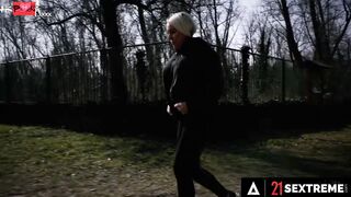 21 SEXTREME - sexy Old Lady Gets A Sticky Facial After Fucking With A Rough Dick