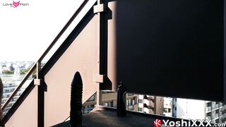 Deviant Yoshi Kawasaki has a dildo hungry asshole that fills up with huge toys