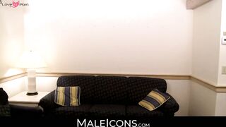 MaleIcons.com - Hairy daddy Billy Santoro's relentless anal pounding of horny Armond