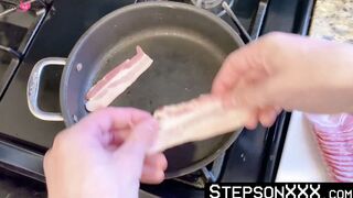 Blonde Johnny Ford burned my birthday bacon so I ate his fatty ass instead