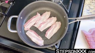 Blonde Johnny Ford burned my birthday bacon so I ate his fatty ass instead
