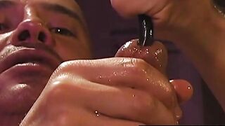 CentralFisting.com - Simon Cox's ass gaped by xavier Vitale's fist
