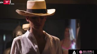 ALL BIMBOS STROKES - Irresistible Dyke Duo Abella Danger And Haley Reed Nailed Each Other's Soak Pussies