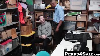 Petite twink Shoplifter Swallows Hard fucker Officers BBC