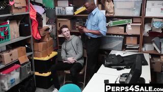 Petite twink Shoplifter Swallows Hard fucker Officers BBC