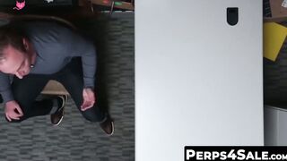 Chubby shoplifter Gets Banged Hard by BBC security officer