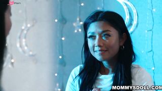 Stepdaughters naughty fantasy about her stepmom