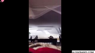 She suddenly wanted to ride my cock late at night.