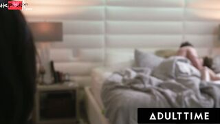 ADULT TIME - BIRTH: Pregnant Casey Calvert Water Breaks Catching Her boyfriend Fucking Leana Lovings! PART3