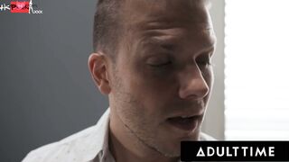 ADULT TIME - BIRTH: Pregnant Casey Calvert Water Breaks Catching Her boyfriend Fucking Leana Lovings! PART3