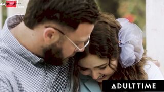 ADULT TIME - BIRTH: Pregnant Casey Calvert Water Breaks Catching Her boyfriend Fucking Leana Lovings! PART3