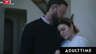 ADULT TIME - BIRTH: Pregnant Casey Calvert Water Breaks Catching Her boyfriend Fucking Leana Lovings! PART3