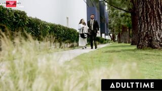 ADULT TIME - BIRTH: Pregnant Casey Calvert Water Breaks Catching Her boyfriend Fucking Leana Lovings! PART3