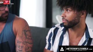 HETEROFLEXIBLE - Lusty Heterosexual Hunk Ryan Bones Uses Buddy Tony Genius's Bubble Booty As His Cum Dump