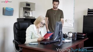 Blonde and busty MILF Ryan Keely made my dick extremely aroused