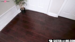 SisterLikesMe.com - Gorgeous teen Summer Brooks screwed by lucky stepbro in POV style