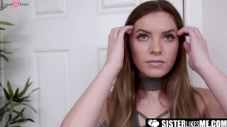SisterLikesMe.com - Gorgeous teen Summer Brooks screwed by lucky stepbro in POV style