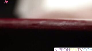 NipponSexTV.com - Kinky Japanese hottie rubs her pussy on hidden cam solo