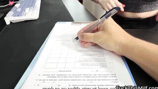 Neighbor fucks for my signature on her form