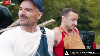 HETEROFLEXIBLE - Not Homosexual If It's Only one Time! Farmer Zack Mackay Is Doggy Plowed By Hung Tito Patron