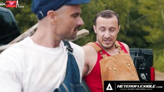 HETEROFLEXIBLE - Not Homosexual If It's Only one Time! Farmer Zack Mackay Is Doggy Plowed By Hung Tito Patron