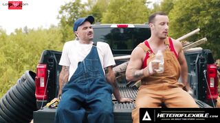 HETEROFLEXIBLE - Not Homosexual If It's Only one Time! Farmer Zack Mackay Is Doggy Plowed By Hung Tito Patron