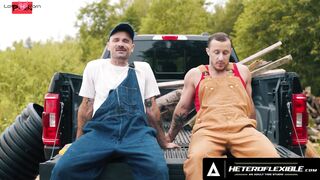 HETEROFLEXIBLE - Not Homosexual If It's Only one Time! Farmer Zack Mackay Is Doggy Plowed By Hung Tito Patron