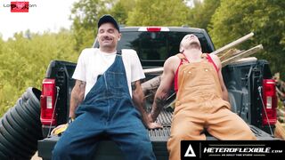 HETEROFLEXIBLE - Not Homosexual If It's Only one Time! Farmer Zack Mackay Is Doggy Plowed By Hung Tito Patron