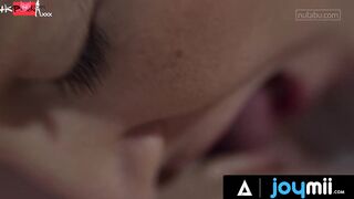 JOYMII - 2 Crazy Sexy Lesbians Have A Erotic Moment With A Strap-On