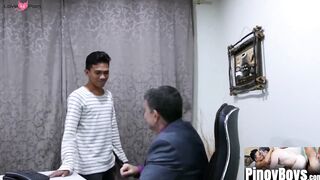 PinoyBoys.com - Office twink gets an 8-inch promotion from his horny boss