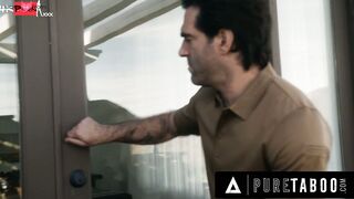 INNOCENT TABOO Cunning Delivery Bro Becomes Slender Penelope Woods's Stepfather For Her Virginity