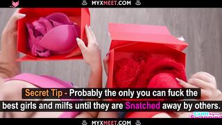 Ashley Alexander & Juniper Ren - Swapping His Cum For Valentines Day