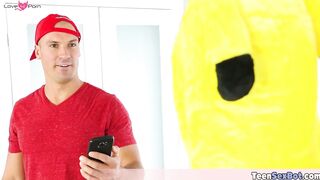 Catching an extra petite sexy pokemon