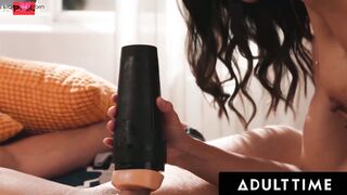 ADULT TIME - Lusty cougar Penny Barber Uses Pocket Vagina To Masturbate With Her Stepson's Best Friend!